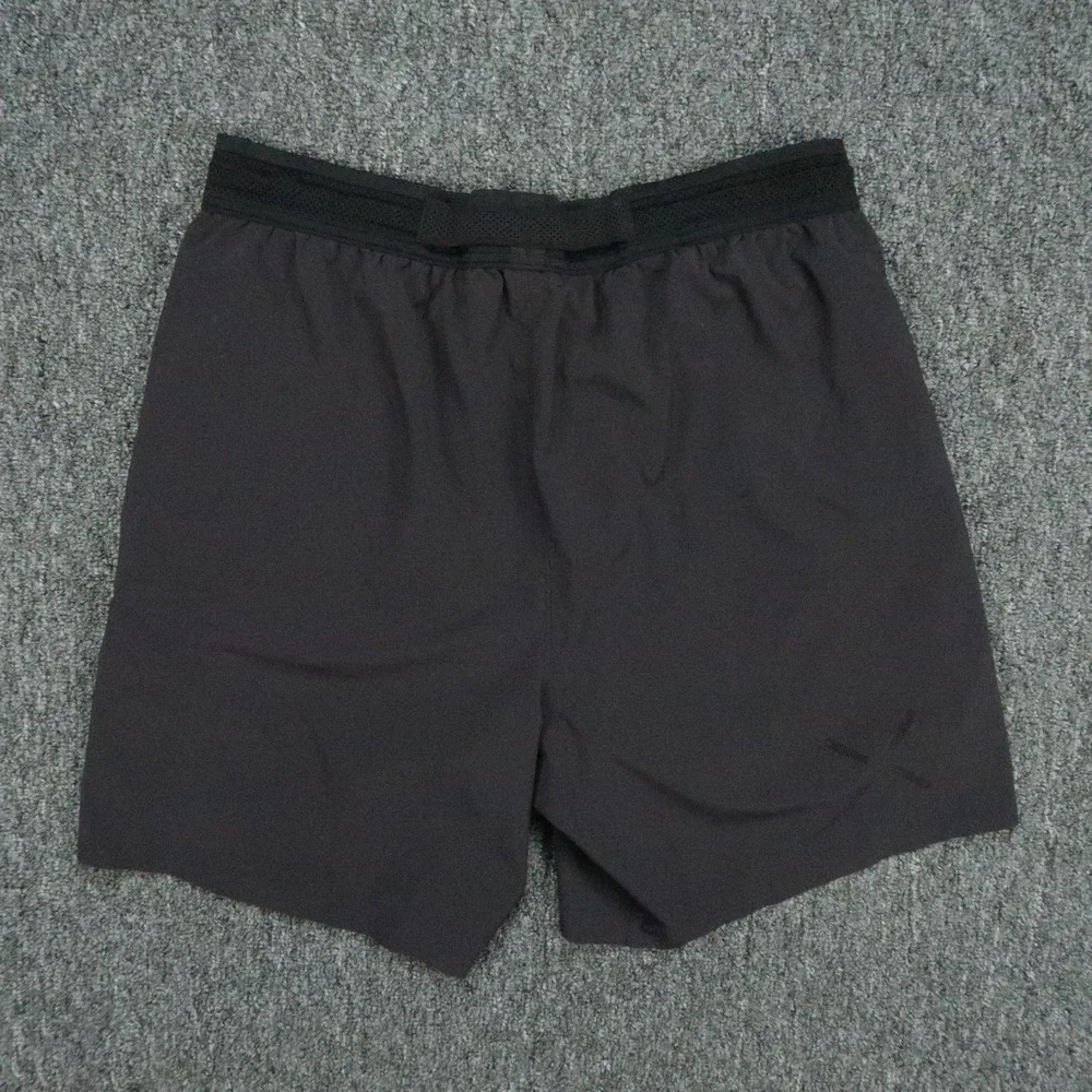 Ten Thousand Shorts Mens Medium Black Session Athletic Lined Zip Pocket Stretch